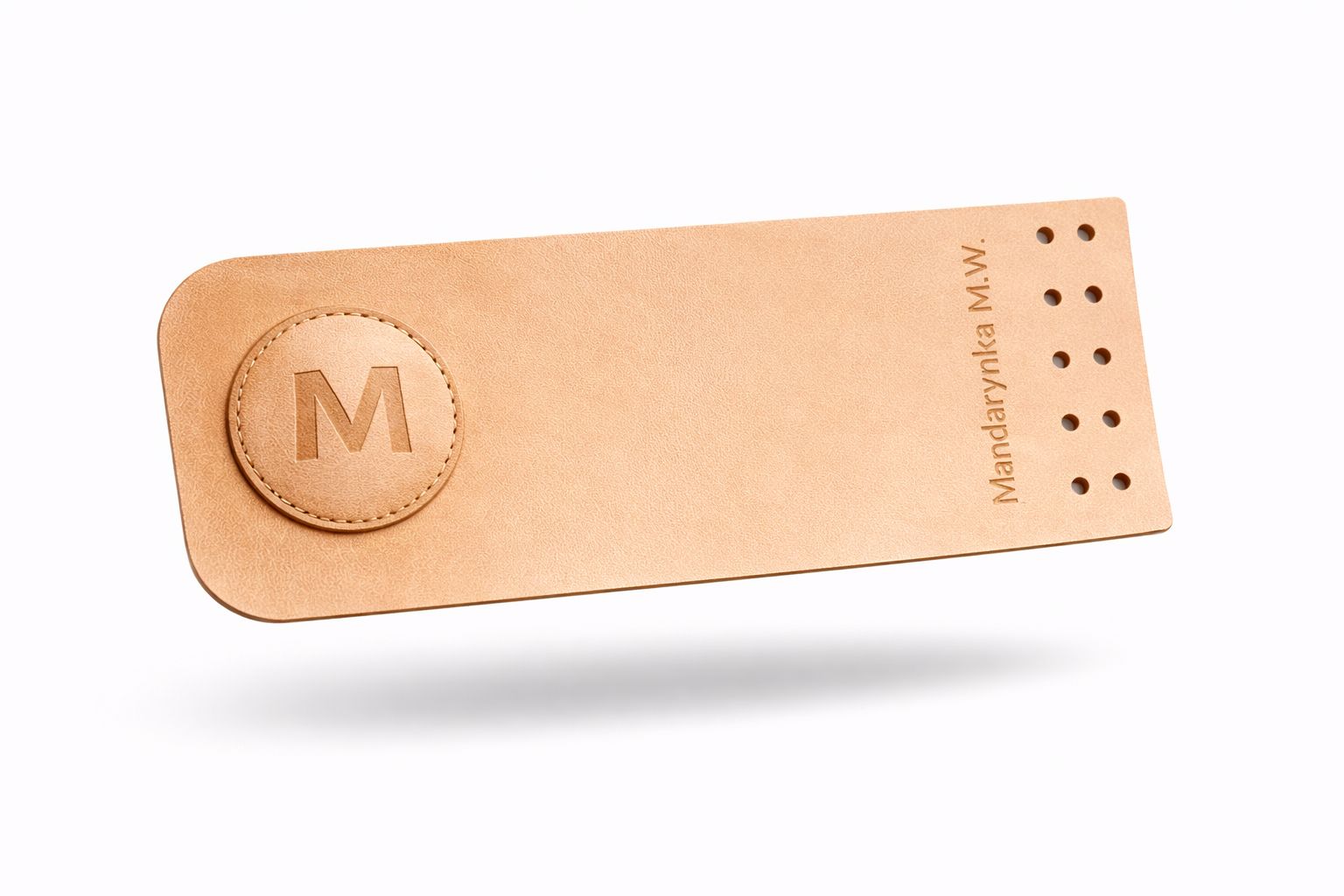 Klapka z ekoskóry premium koniakowa (+40zł)